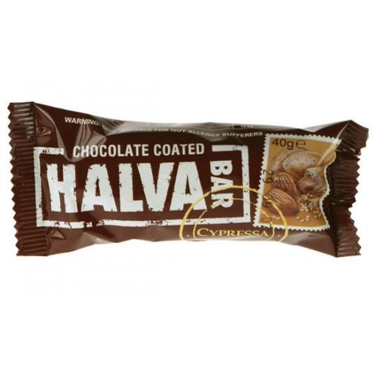 Chocolate Almond Halva Bar Leicester Wholefoods