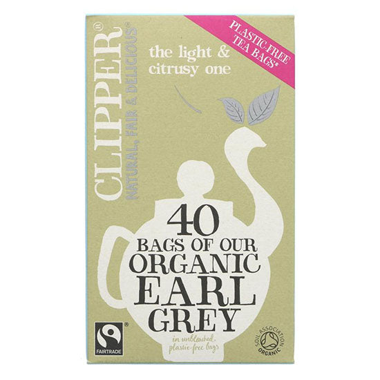 Earl Grey Fairtrade Tea Bags Organic  ROLL BACK PRICE