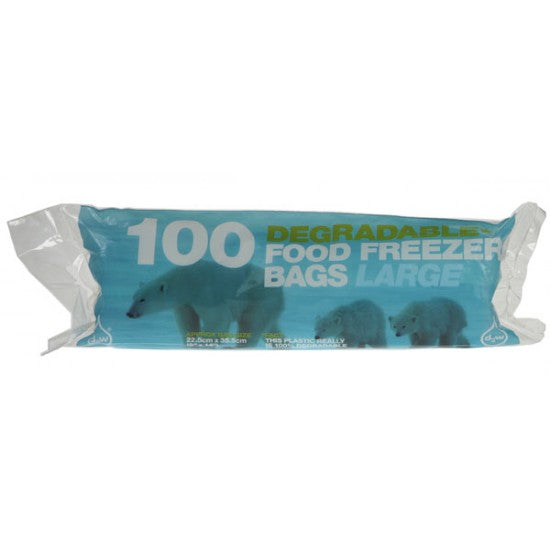 Degradable Food Freezer Bags Large  ROLL BACK PRICE