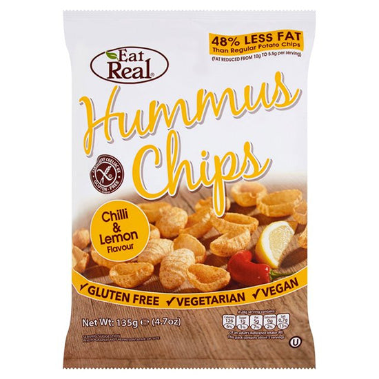 Hummus Chilli & Lemon Chips ROLL BACK PRICE