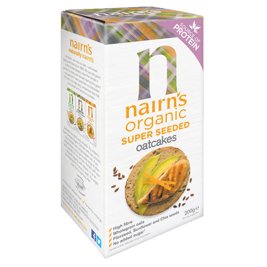 Super Seeded Oatcakes Organic  ROLL BACK PRICE