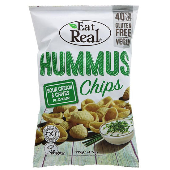 Hummus Sour Cream & Chives Chips ROLL BACK PRICE