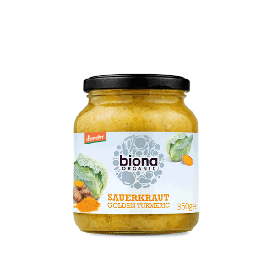 Sauerkraut Ginger & Turmeric Organic ROLL BACK PRICE