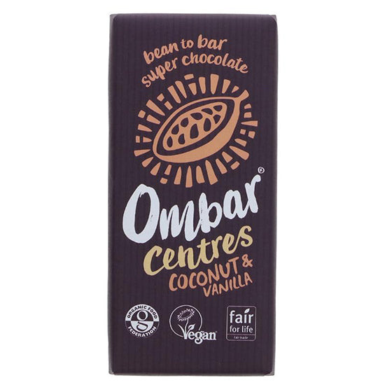 Coconut & Vanilla Centres Chocolate Organic  ROLL BACK PRICE