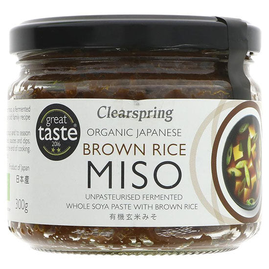 Brown Rice Miso - Unpasteurised - jar organic  ROLL BACK PRICE