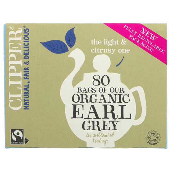Earl Grey Fairtrade Tea Bags Organic  ROLL BACK PRICE