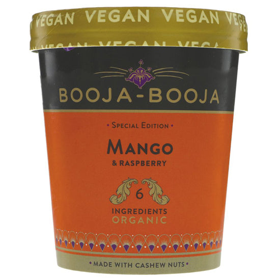Mango & Raspberry Ice Cream Organic ROLL BACK PRICE