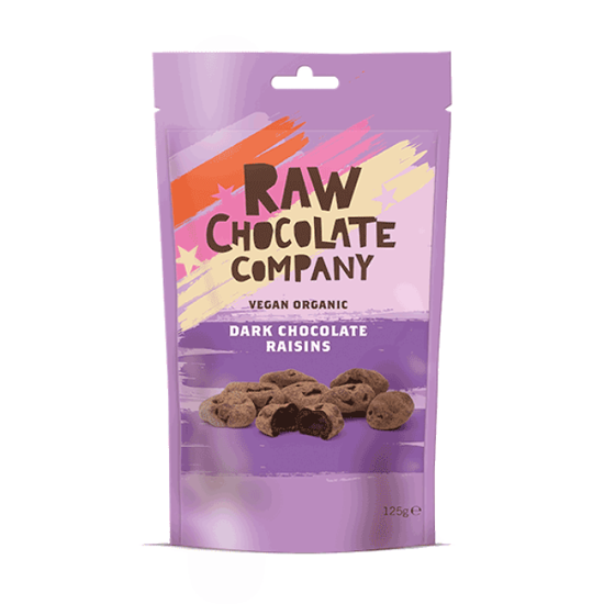 Raw Chocolate covered Raisins Organic