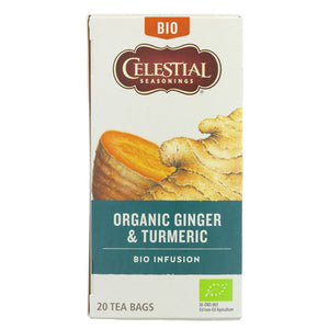 Ginger & Turmeric Tea Bags Organic