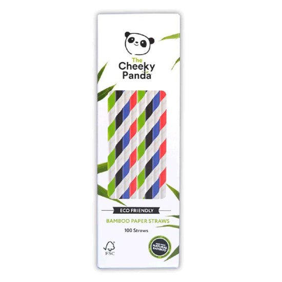 Multi coloured paper straws