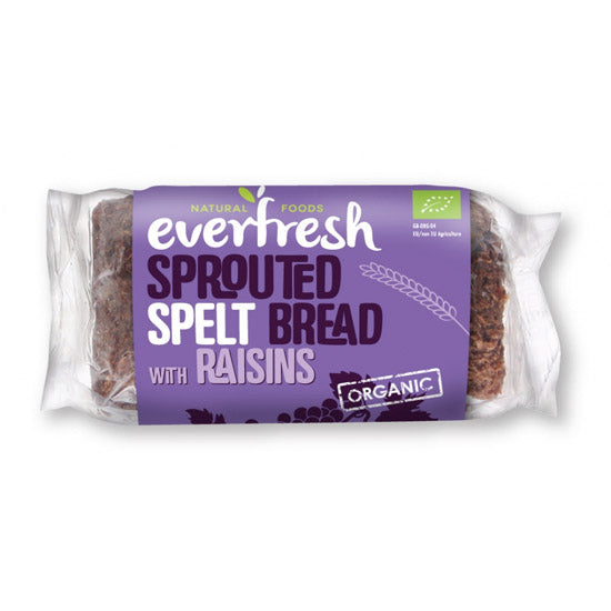 Sprouted Spelt Raisin Bread