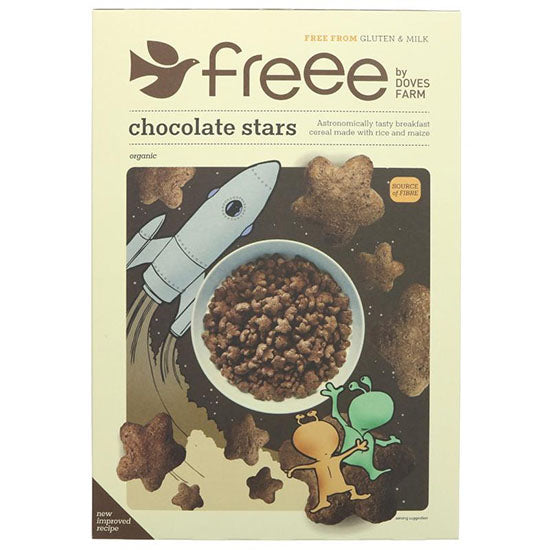 Chocolate Stars Cereal Gluten Free Organic