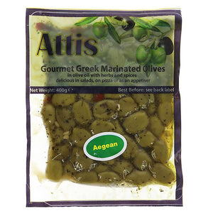 Garlic Pitted Olives