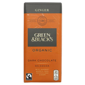Dark Chocolate & Ginger Bar Organic