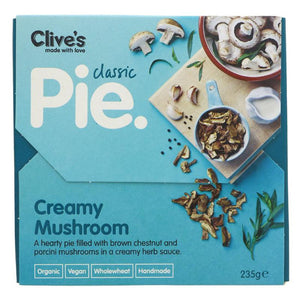 Creamy Mushroom Pie Organic