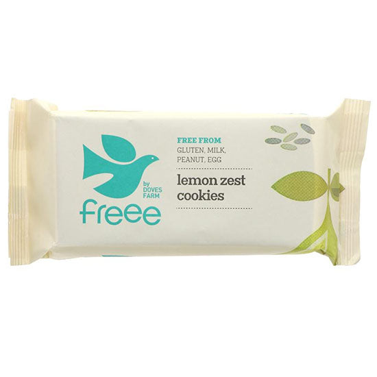 Lemon Zest Cookies Gluten Free Fairtrade Organic