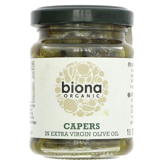 Organic Capers in Extra Virgin Olive Oil