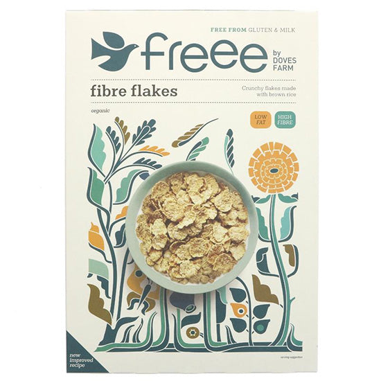 Fibre Flakes Breakfast Cereal Gluten Free Organic