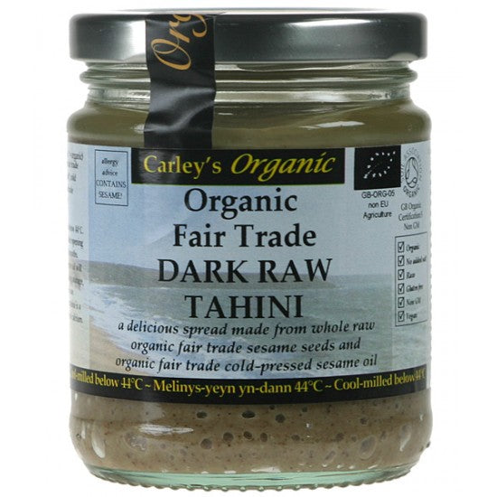 Raw Dark tahini Organic Fair trade
