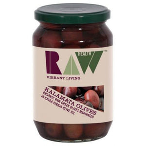 Kalamata Raw Olives in Organic Extra Virgin Olive Oil