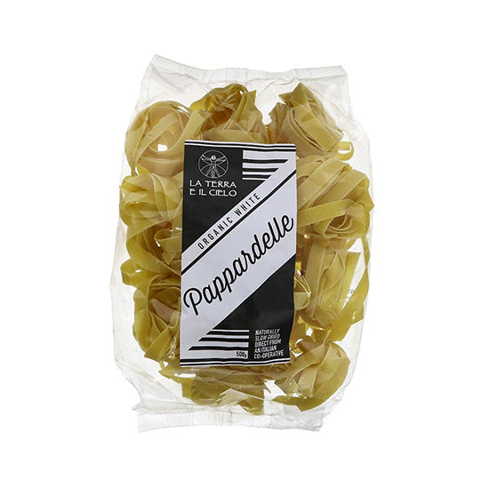 White Pappardelle (Large Nests)  Organic