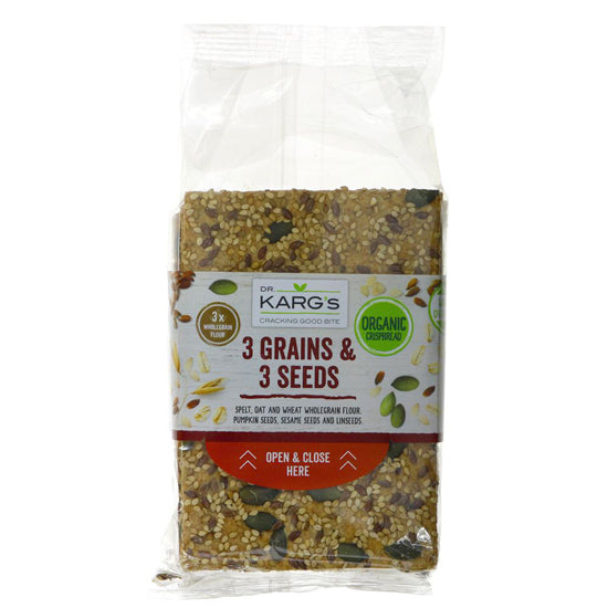 3 Grains + 3 Seeds Crispbreads Organic