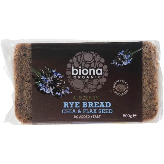 Rye Chia & Flax Bread  Organic