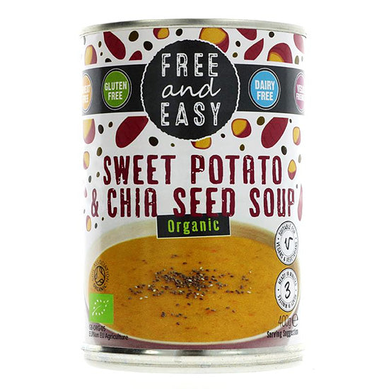 Sweet Potato & Chia Seed Soup Organic