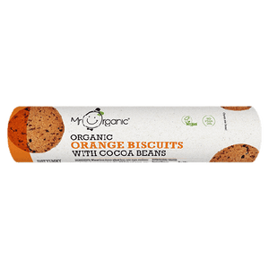 Orange Chocolate Biscuits with Cocoa Beans