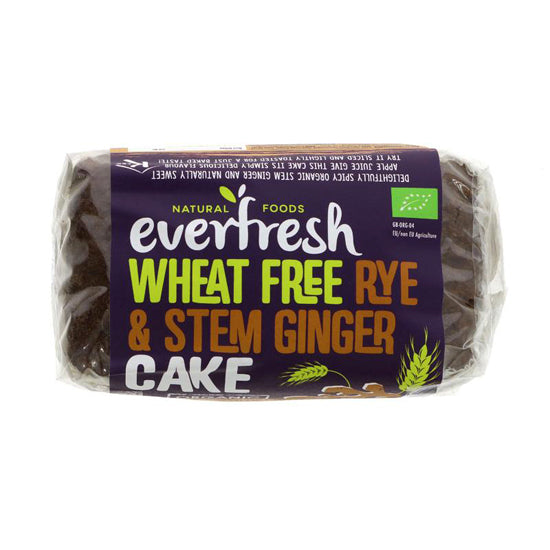 Rye Stem Ginger Cake Sprouted Organic