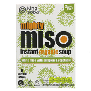 Instant Pumpkin & Vegetable Miso Soup Organic