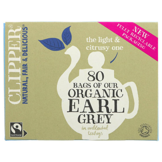 Earl Grey Fairtrade Tea Bags Organic