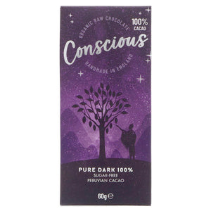 Pure Dark 100% Cacao Bar Organic